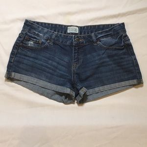 Aeropostale Distressed Denim Shorts